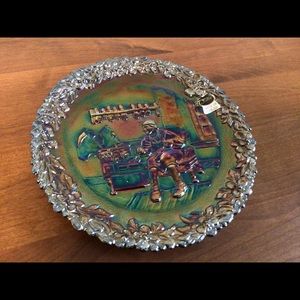 Fenton Vintage Craftsman Collector Plate - The Shoemaker